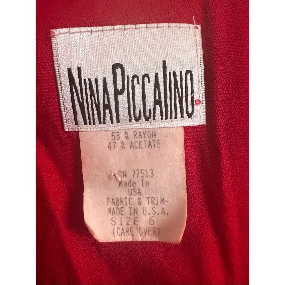 Vintage Nina Piccalino midi dress